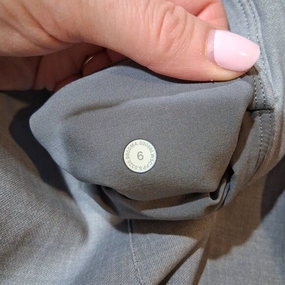 Lululemon Here to There High-Rise 7/8 Pant Crosshatch Texture Magnet Grey Size 6 - Picture 10 of 10